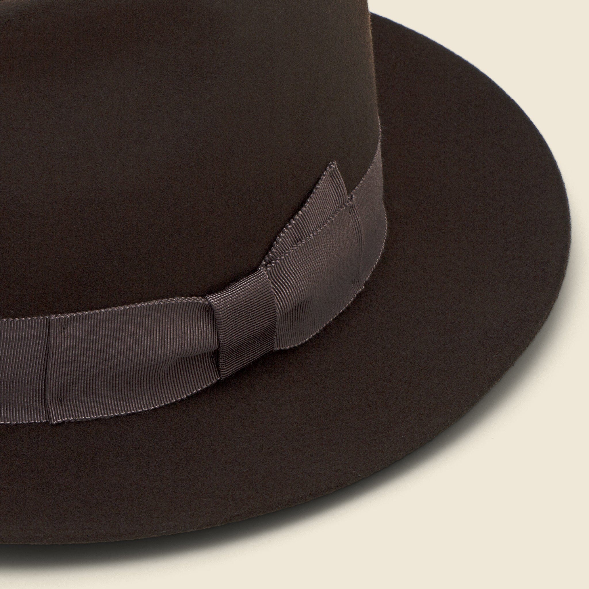 Wool Fedora - Vintage Brown - Image 2