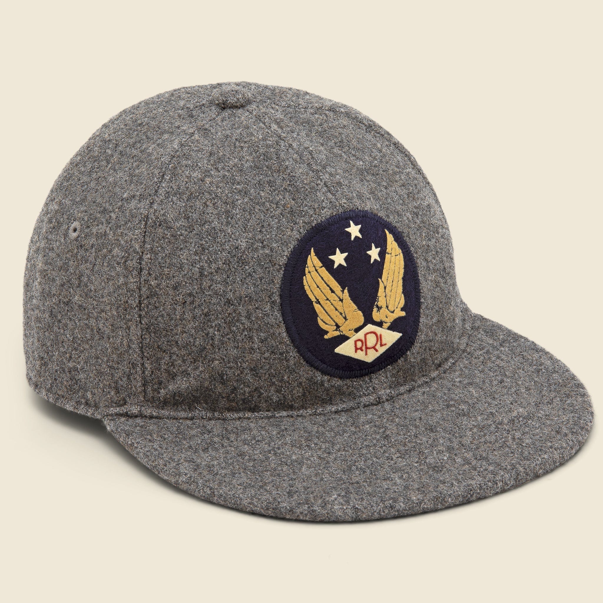 Wool Felt Ball Cap - Grey