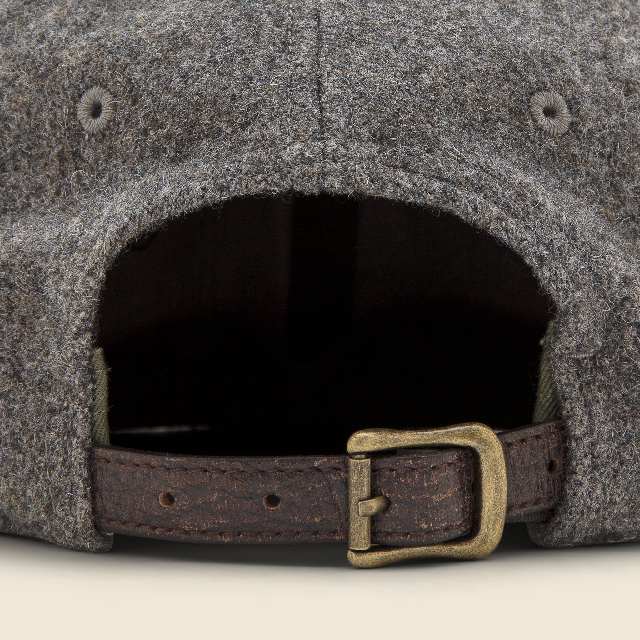 Wool Felt Ball Cap - Grey - Image 2