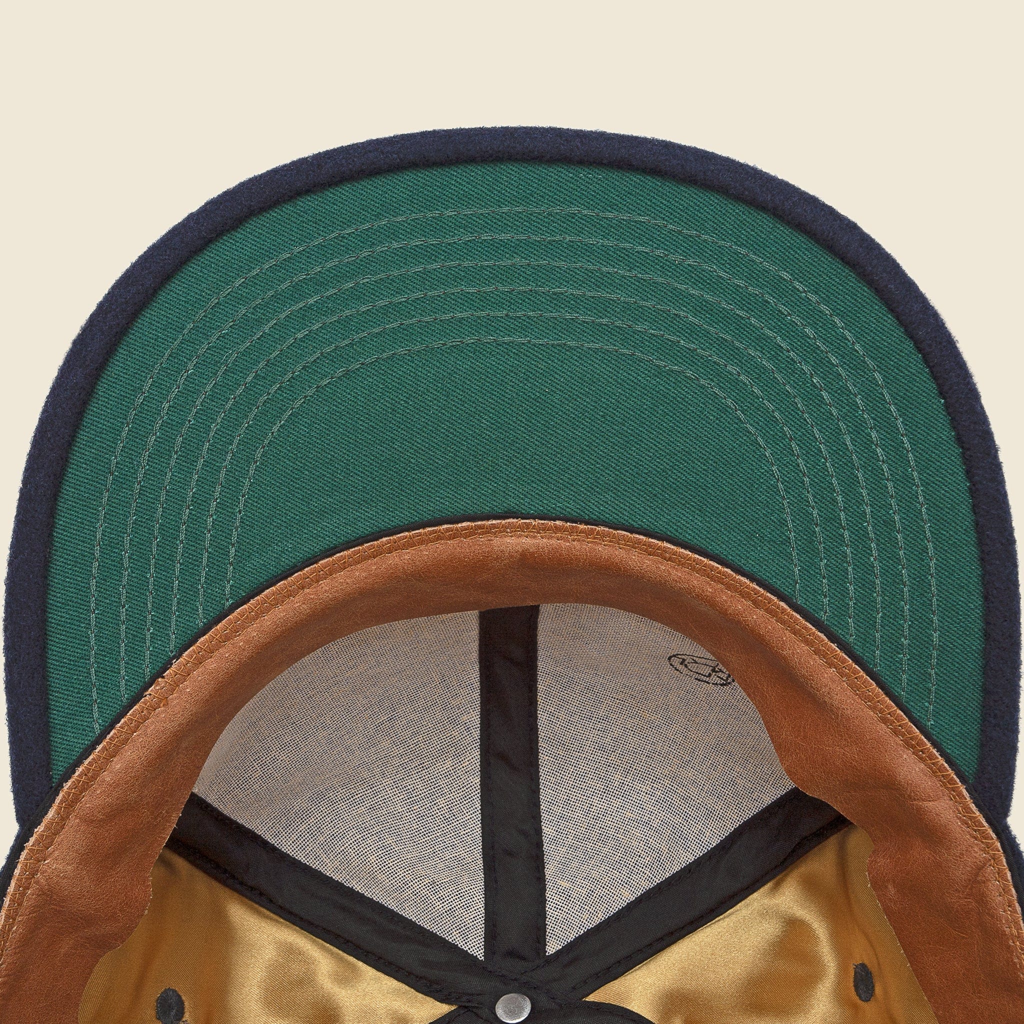 Wool Felt Ball Cap - Navy - Image 2