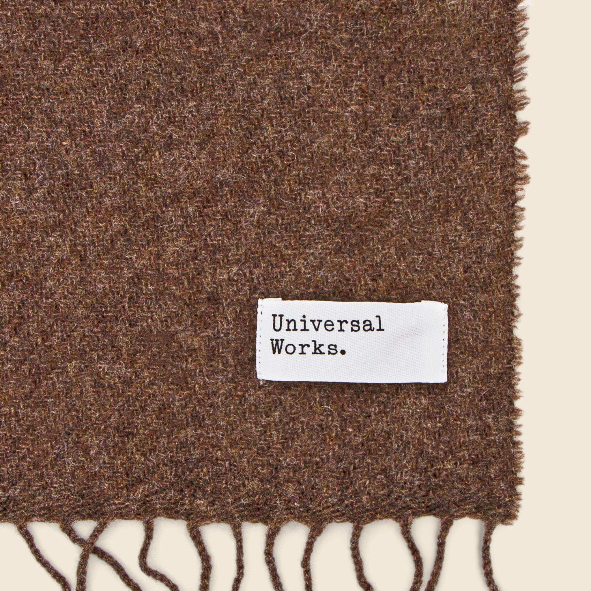 Wool Scarf - Brown - Image 2