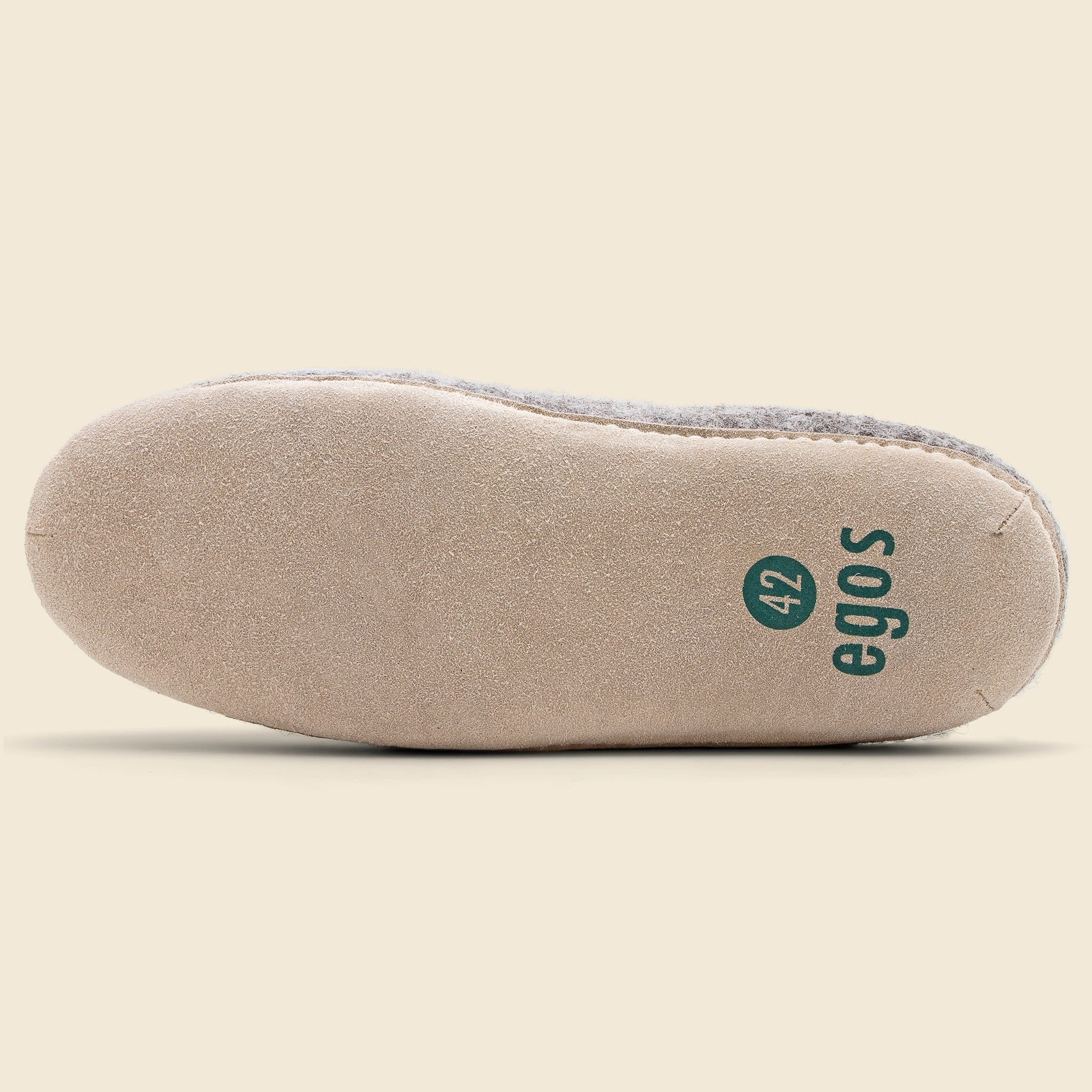 Wool Slippers - Natural Grey - Image 5