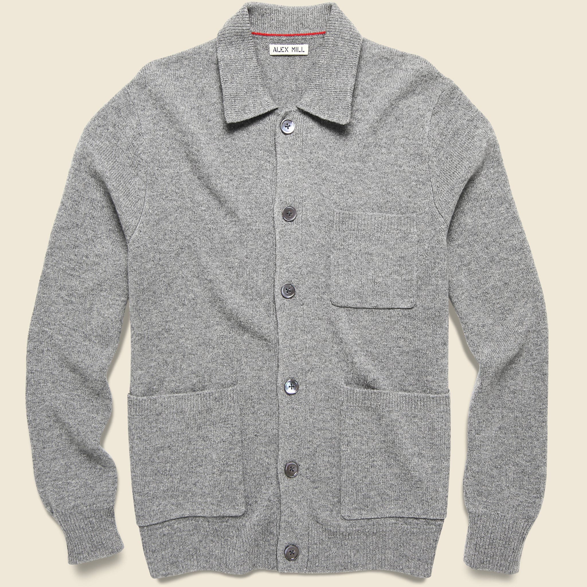 Wool Work Jacket - Heather Grey