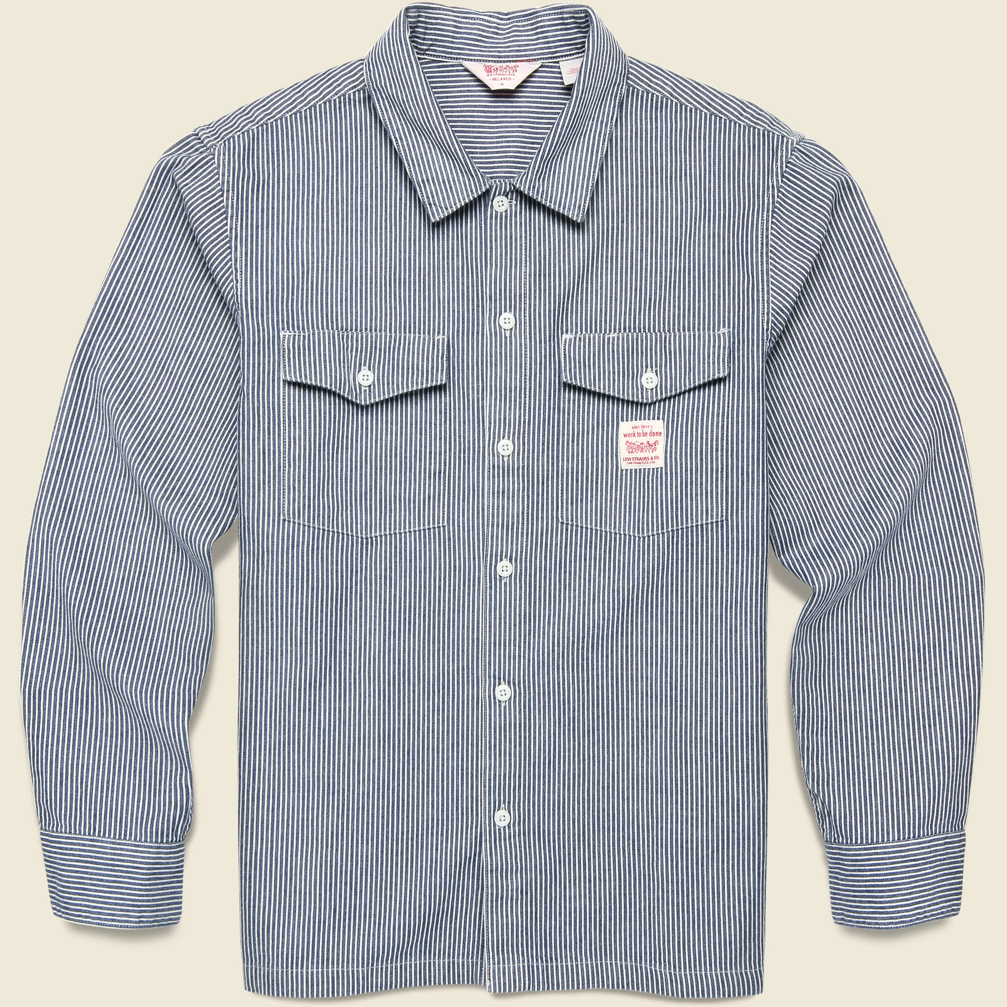 Worker Shirt - Washington Stripe