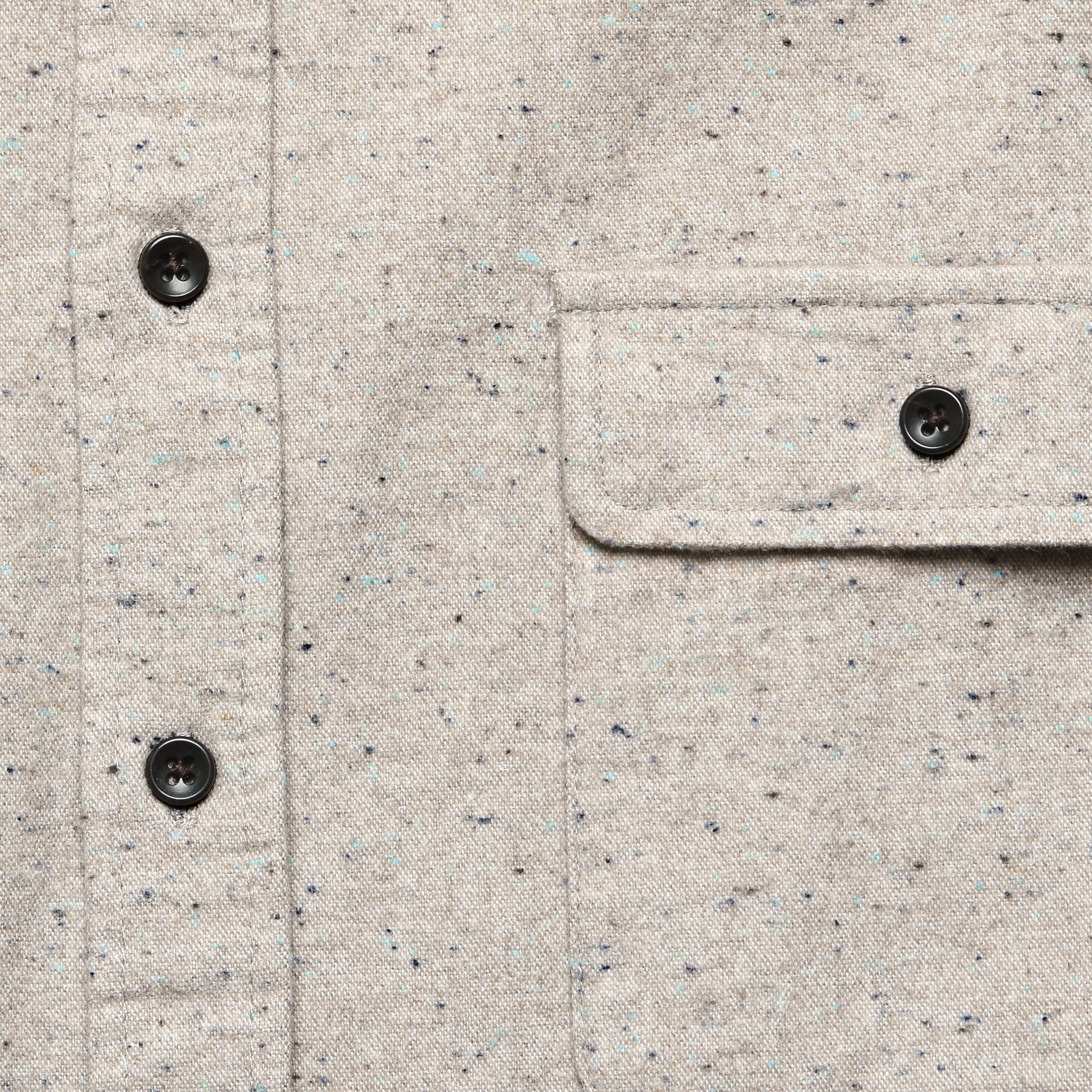 Yosemite Shirt - Oat Donegal - Image 3
