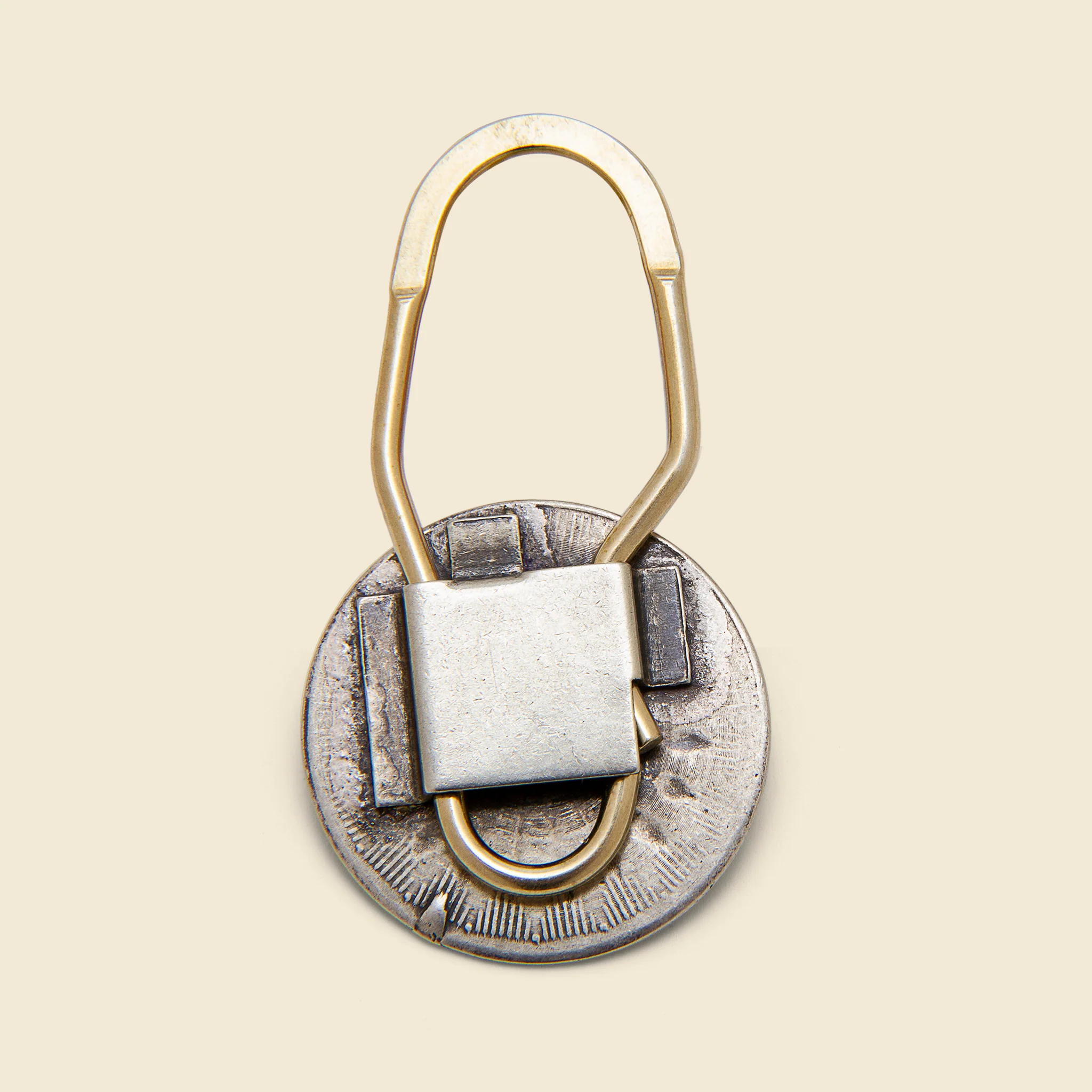 Concho Key Chain - Nickel Silver - Image 2