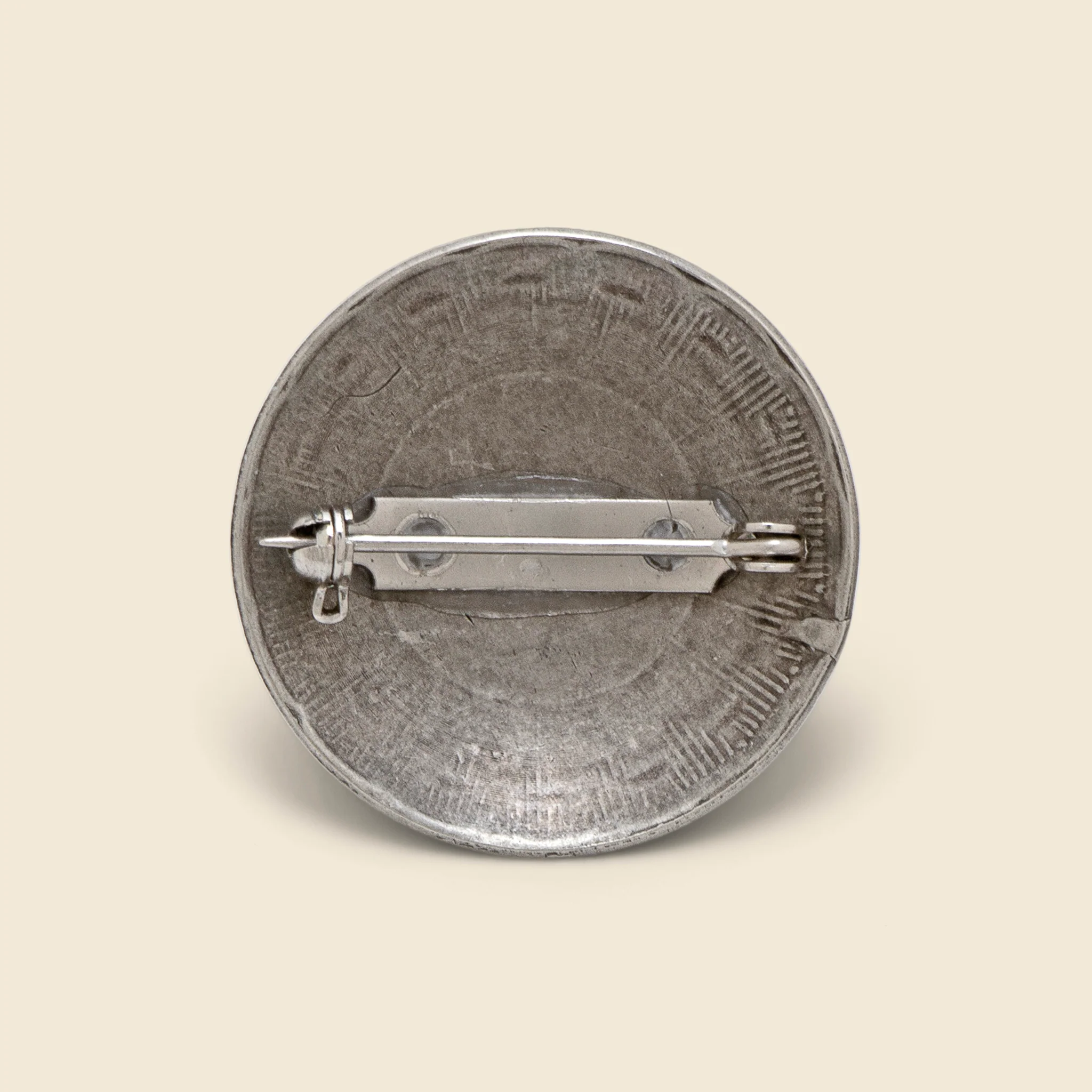 Concho Pin Round Smooth Center - Nickel Silver - Image 2