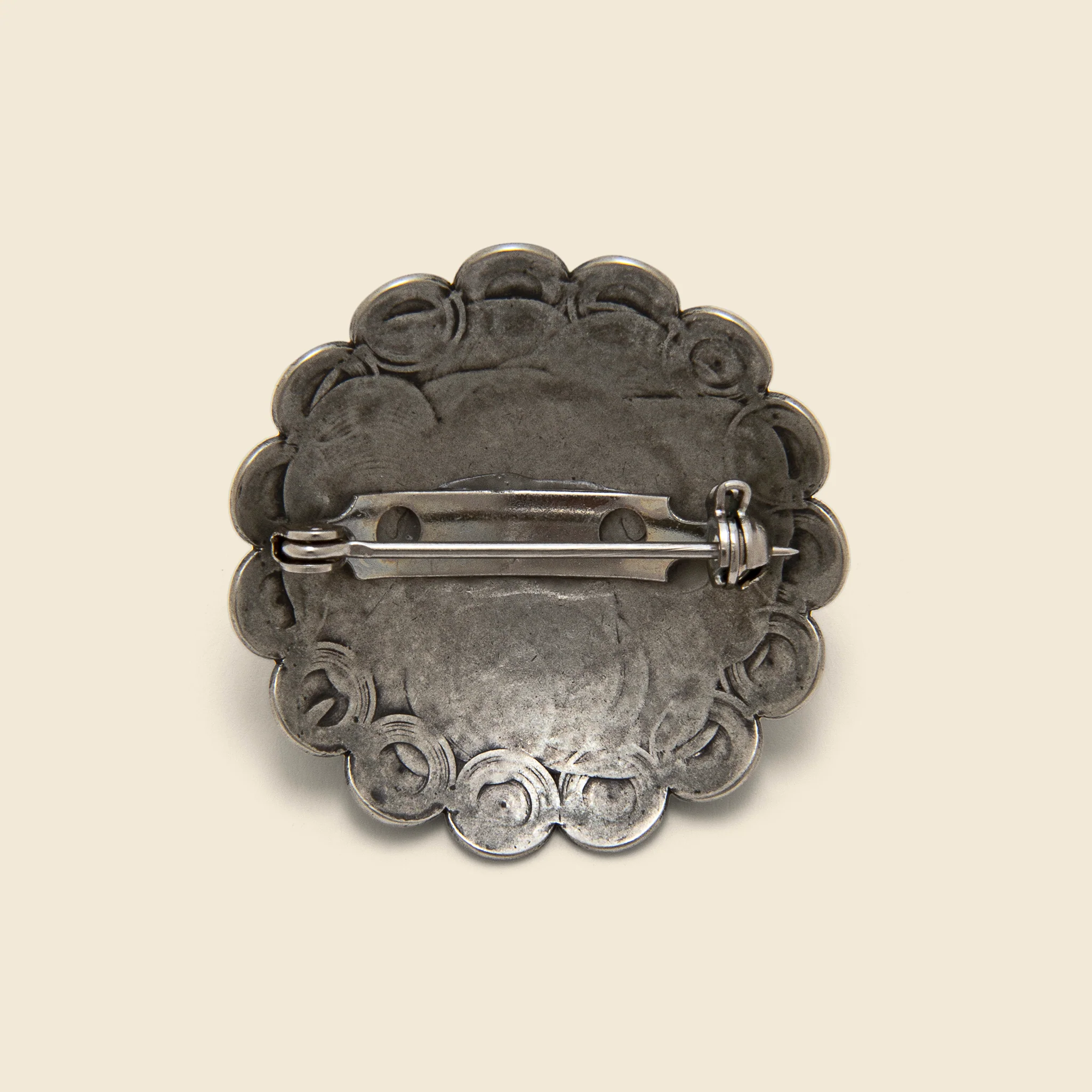 Concho Pin - Nickel Silver - Image 2