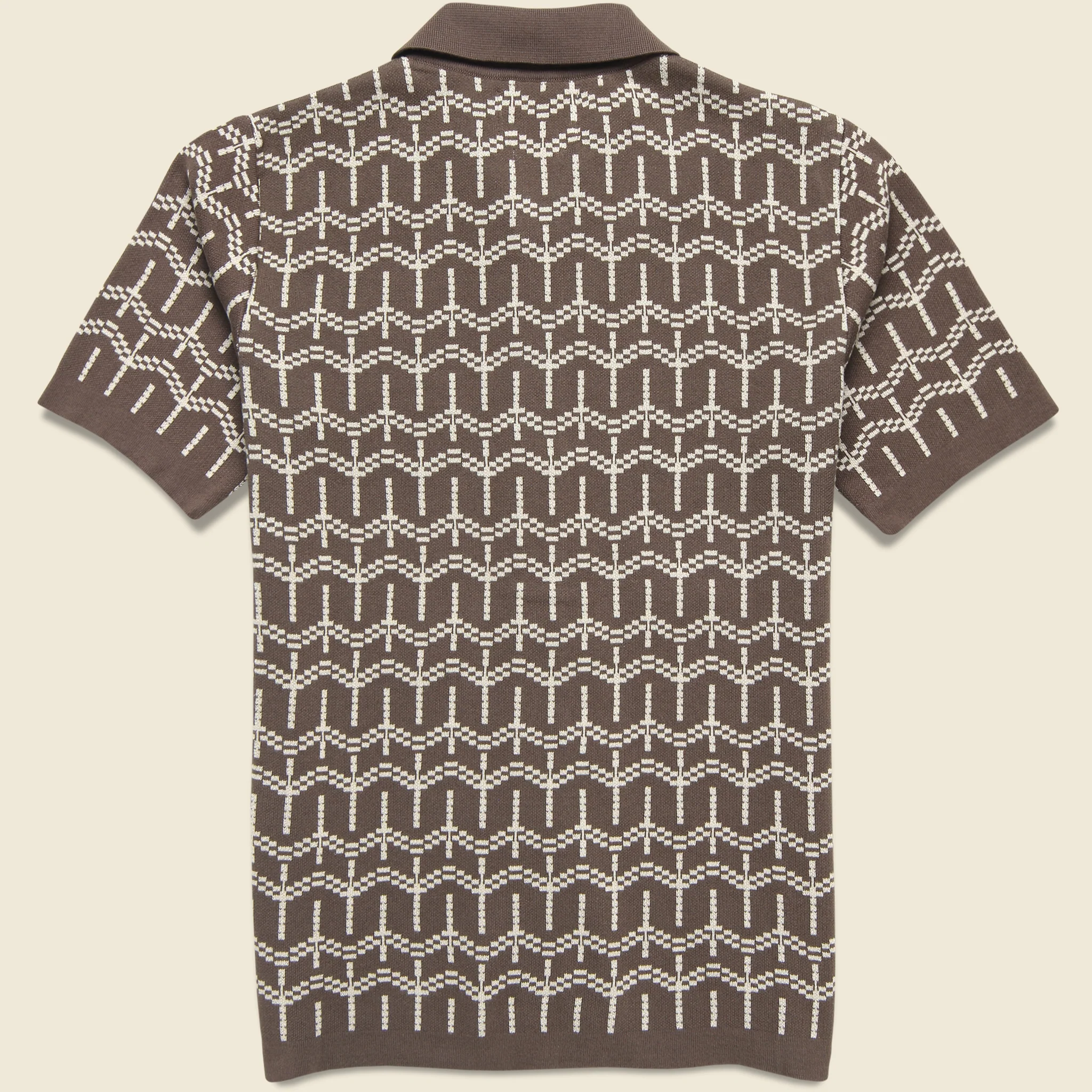 Zig Cardigan - Palm Tree Brown - Image 3