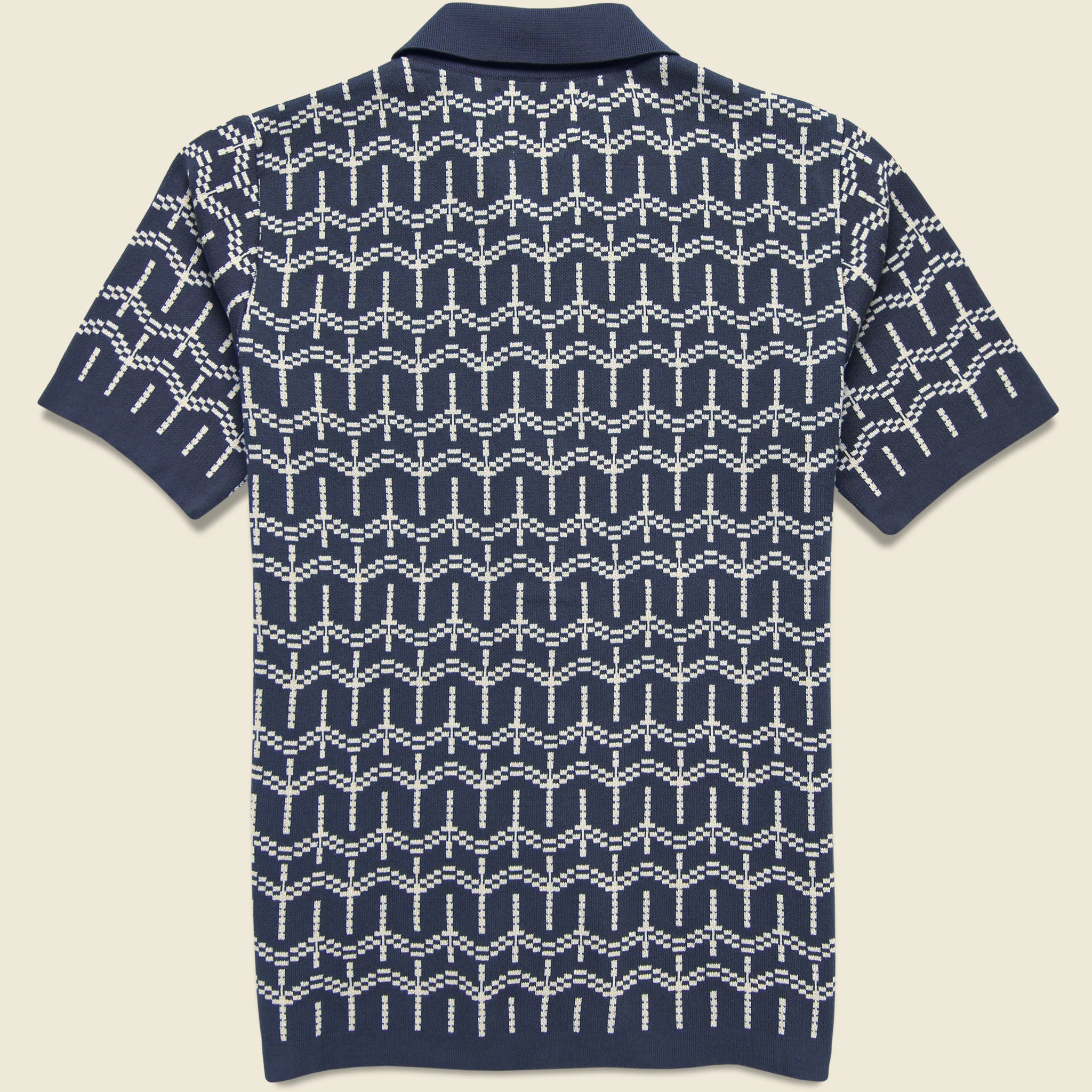 Zig Cardigan - Palm Tree Navy - Image 3