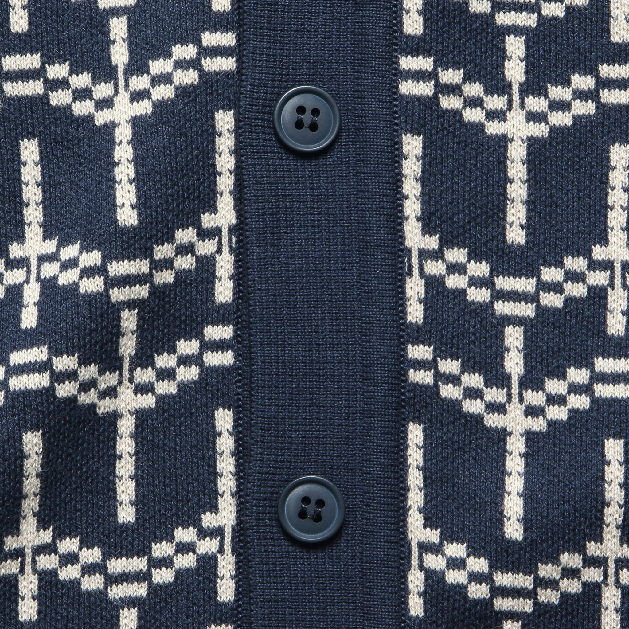 Zig Cardigan - Palm Tree Navy - Image 4