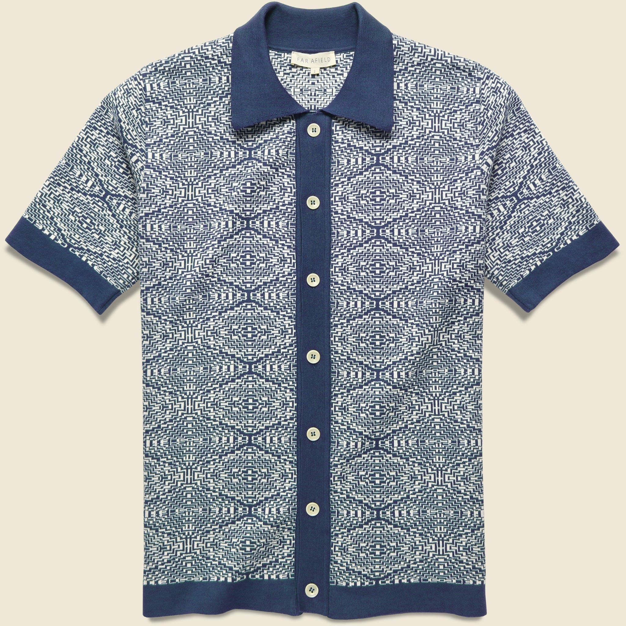 Zig Zag Cardigan - Tribal Navy